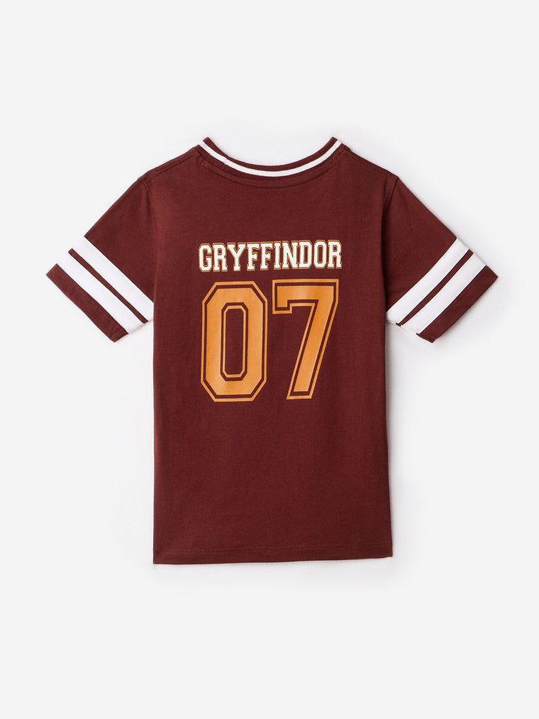 Harry Potter: Gryffindor Boys Cotton T-Shirts (2-8 Yrs)