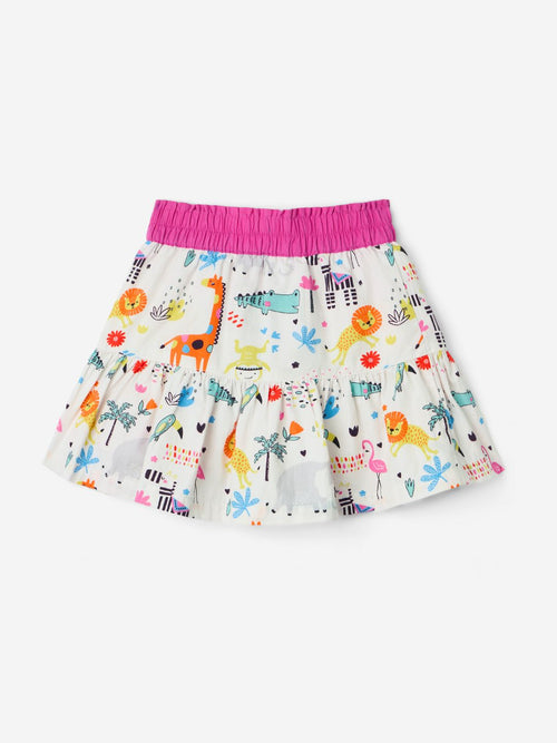 TSS Originals: Animal Kingdom Girls Tiered Skirts