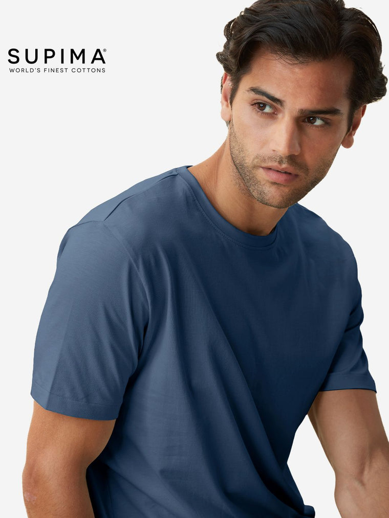 Supima: Denim Blue Supima T-Shirts
