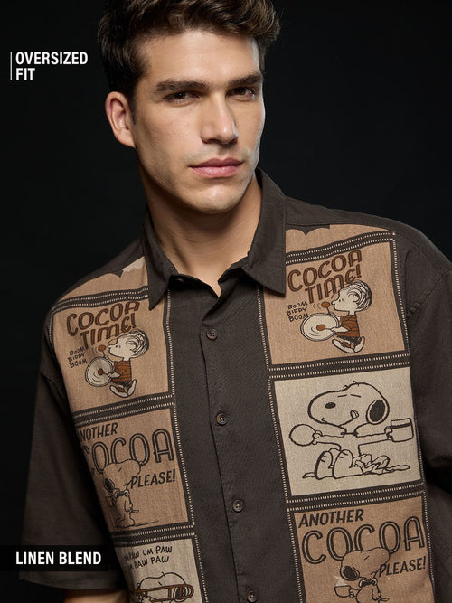 Peanuts: Retro Cotton Linen Shirts