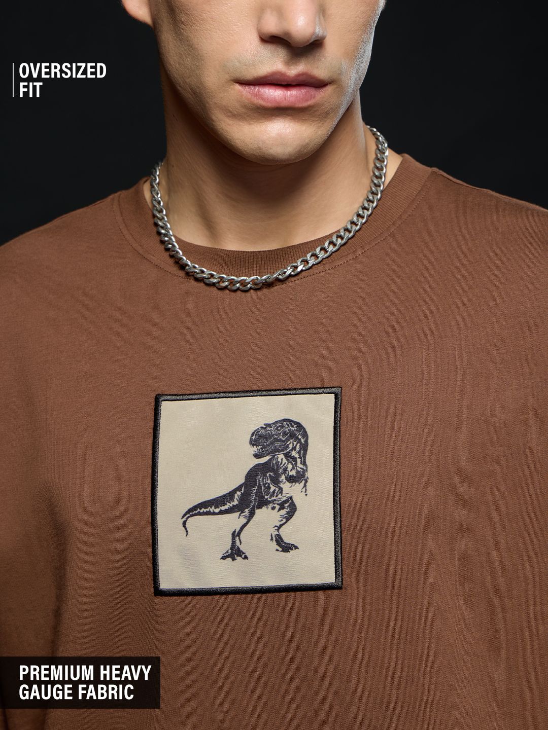 Jurassic World: T-Rex Footprint Oversized T-Shirts