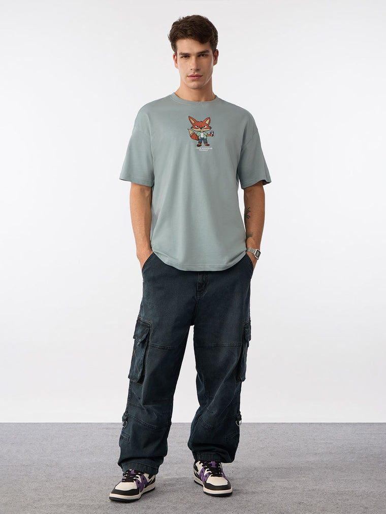 Oversized T-Shirt: Hating Fox Oversized T-Shirts