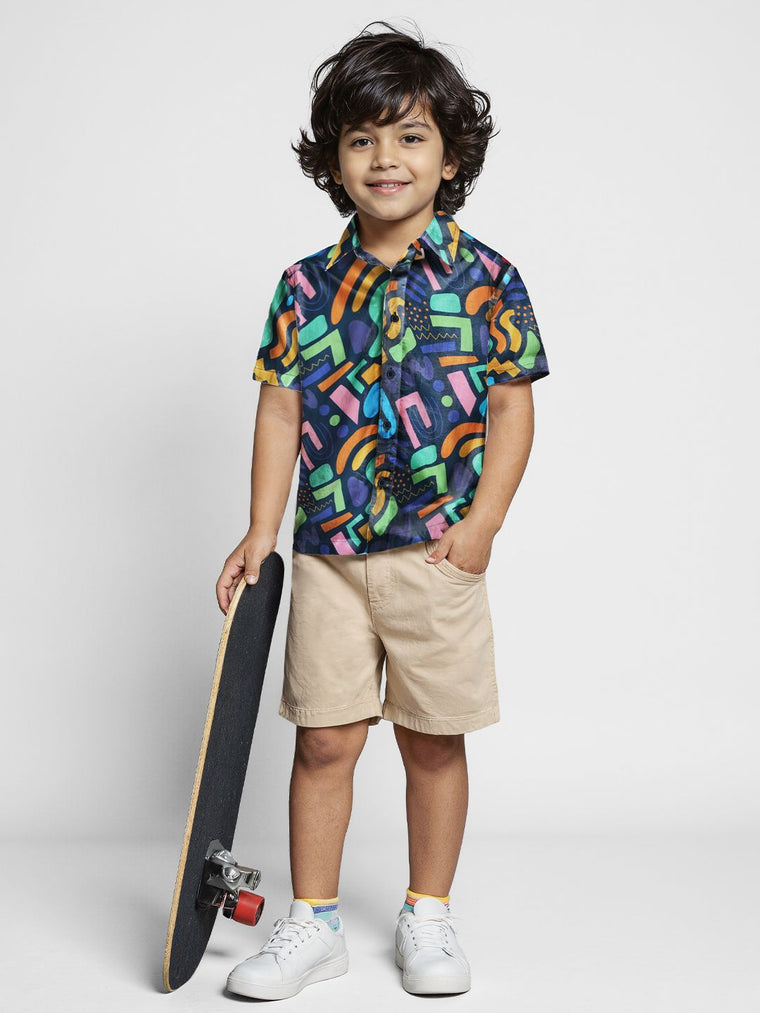 TSS Originals: Zig-Zag Boys Shirts (2-8 Yrs)