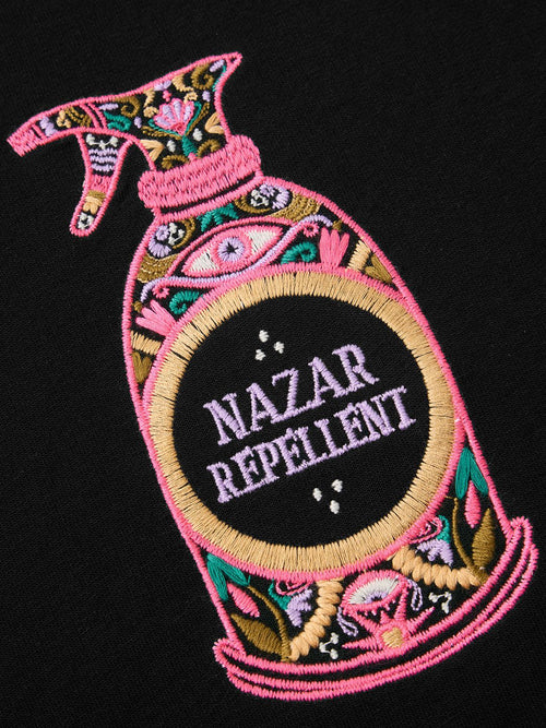 Desi Rebel: Nazar Repellent Women Oversized T-Shirts