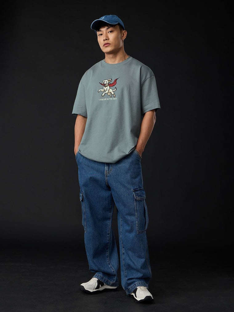 Superman: Krypto The Superdog Oversized T-Shirts