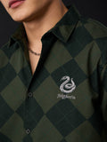 Harry Potter: Slytherin Argyle Oversized Shirts