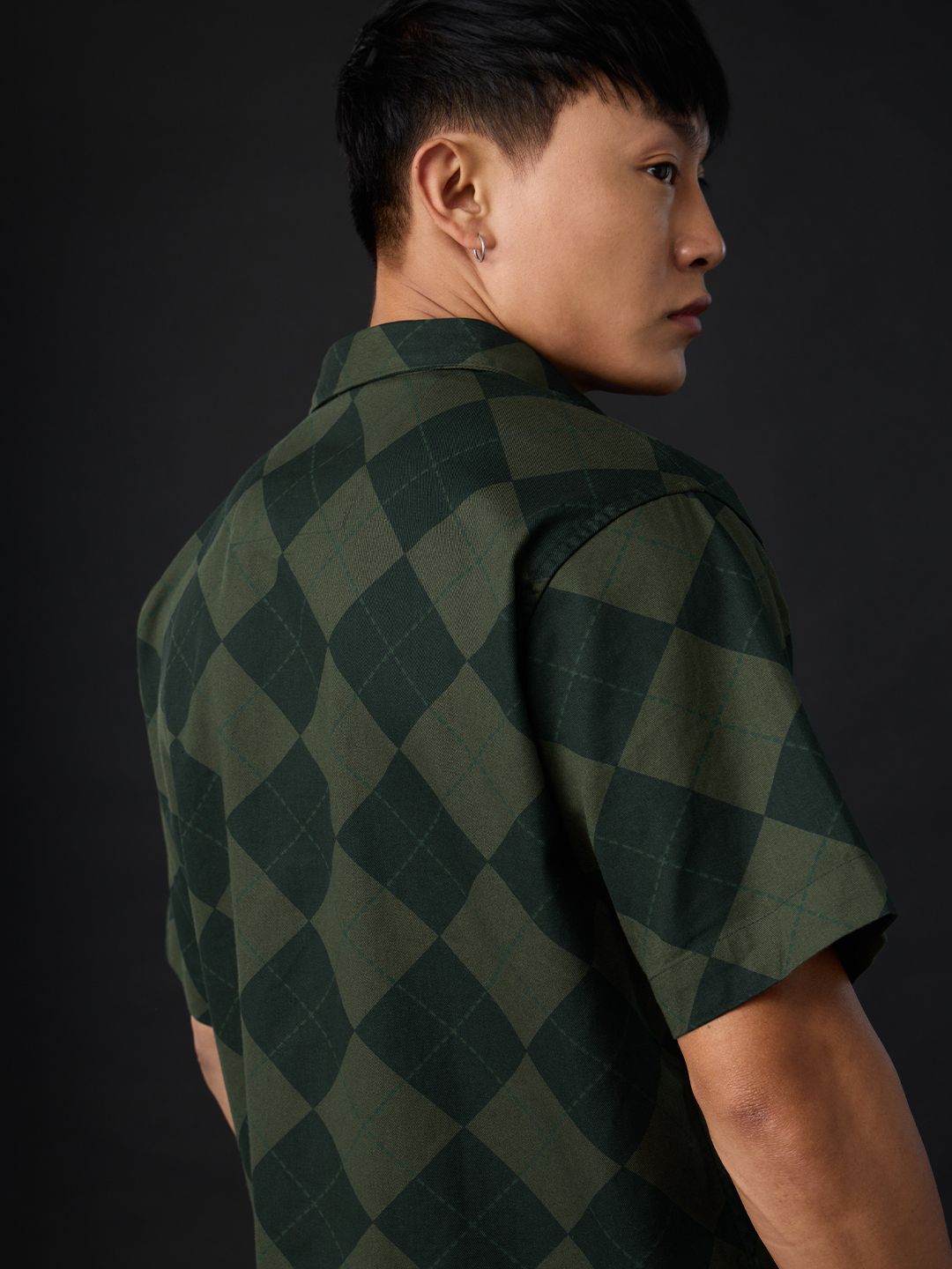 Harry Potter: Slytherin Argyle Oversized Shirts