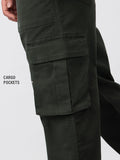 Cargo Jeans: Dark Moss Men Cargo Jeans