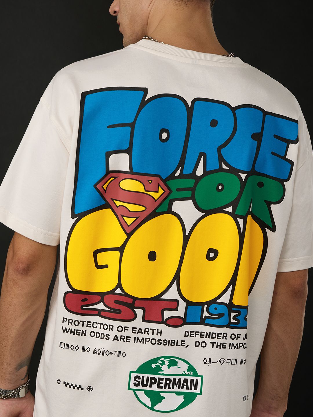 Superman: Force For Good Oversized T-Shirts