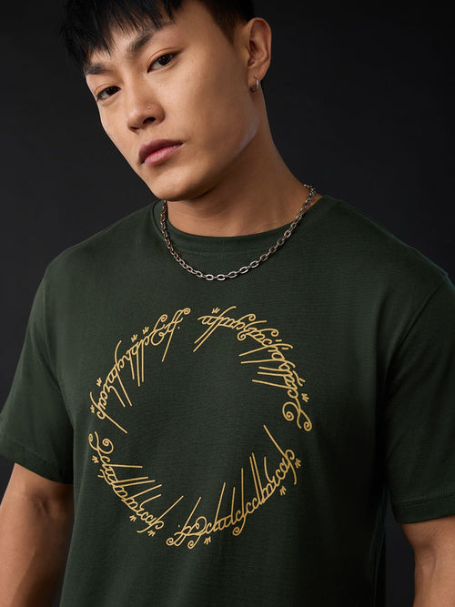 LOTR: One Ring Men Relaxed Fit T-Shirts