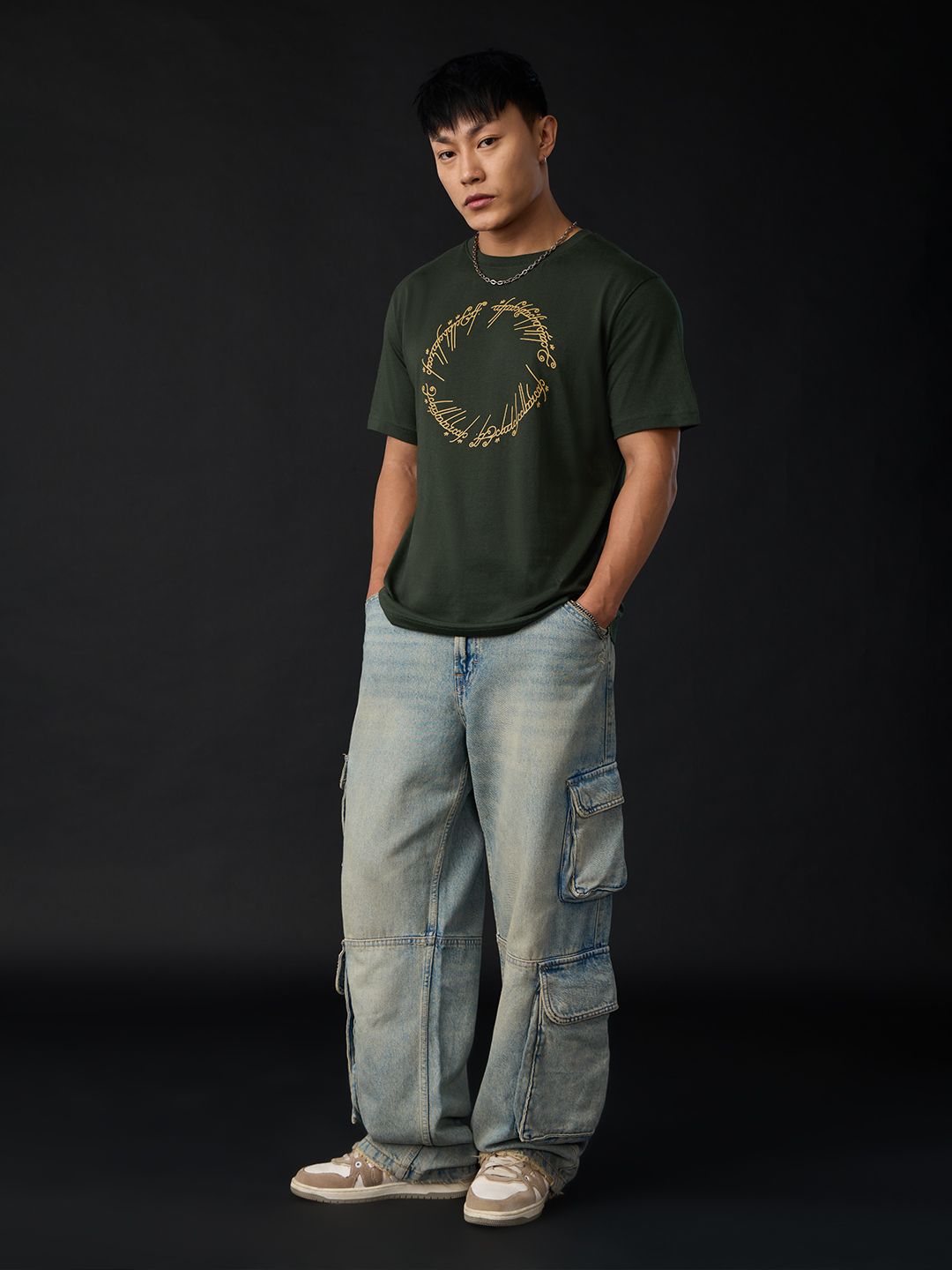 LOTR: One Ring Men Relaxed Fit T-Shirts