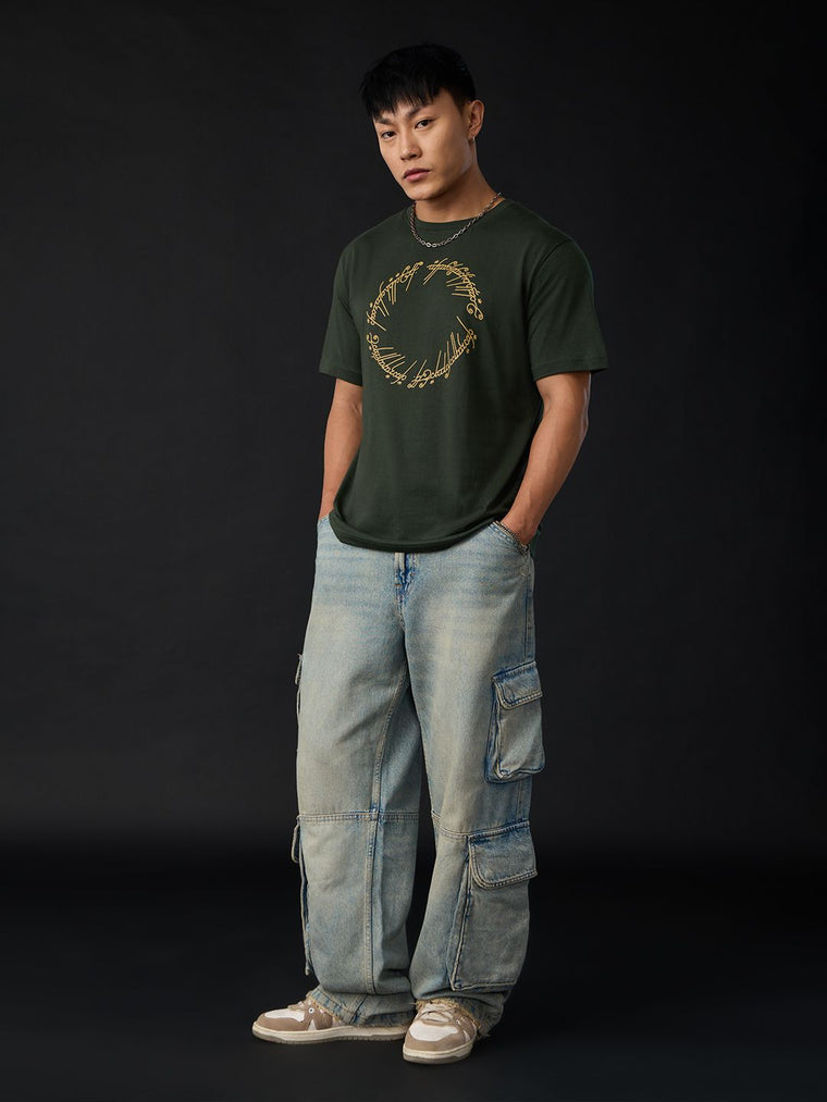 LOTR: One Ring Men Relaxed Fit T-Shirts