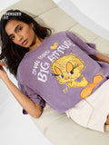 Tweety: Big Attitude Women Oversized T-Shirts