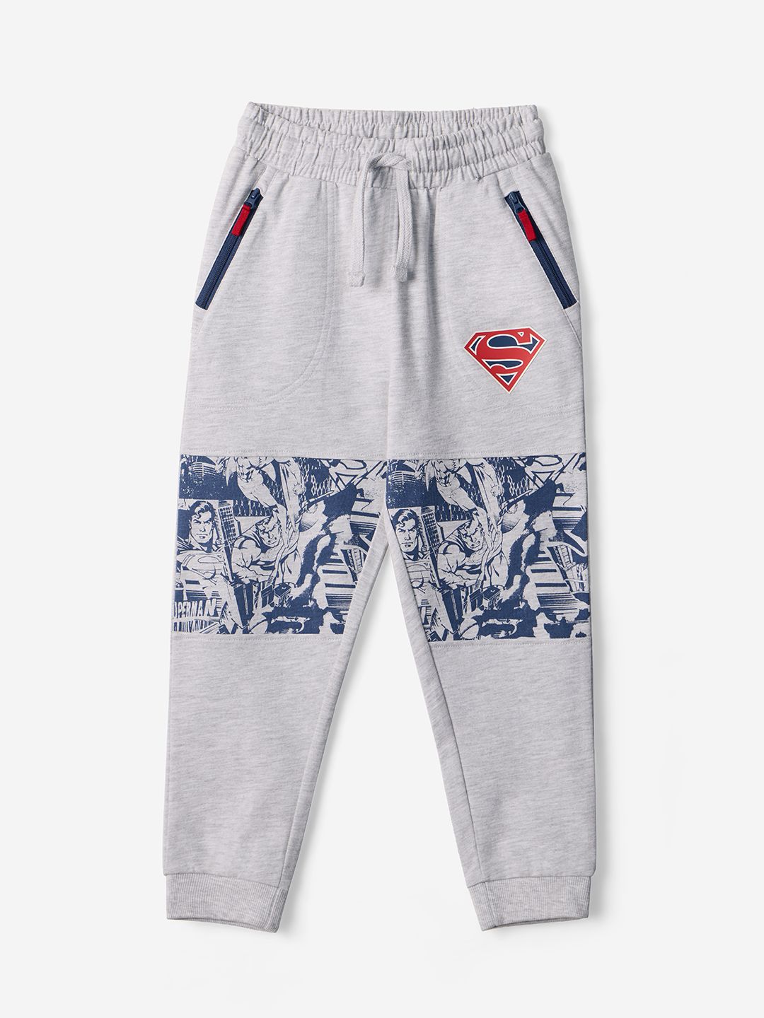 Superman: The Boy Of Steel Boys Cotton Joggers (2-8 Yrs)