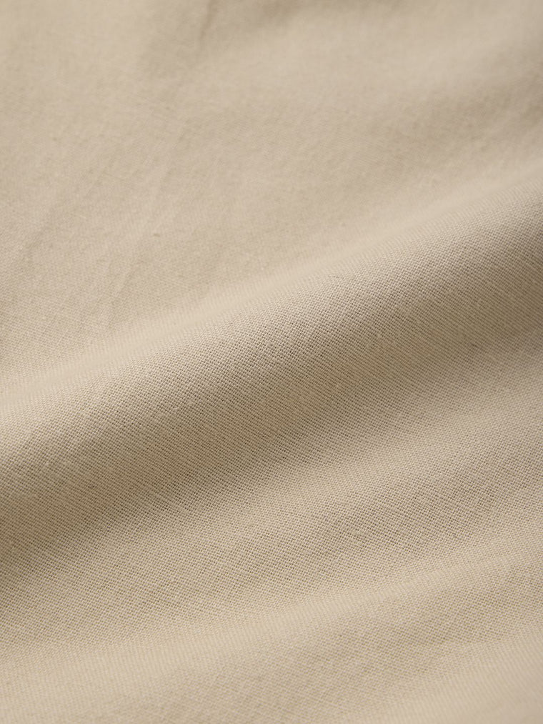 Cotton Linen Utility: Sand Dune Men Bermuda Shorts