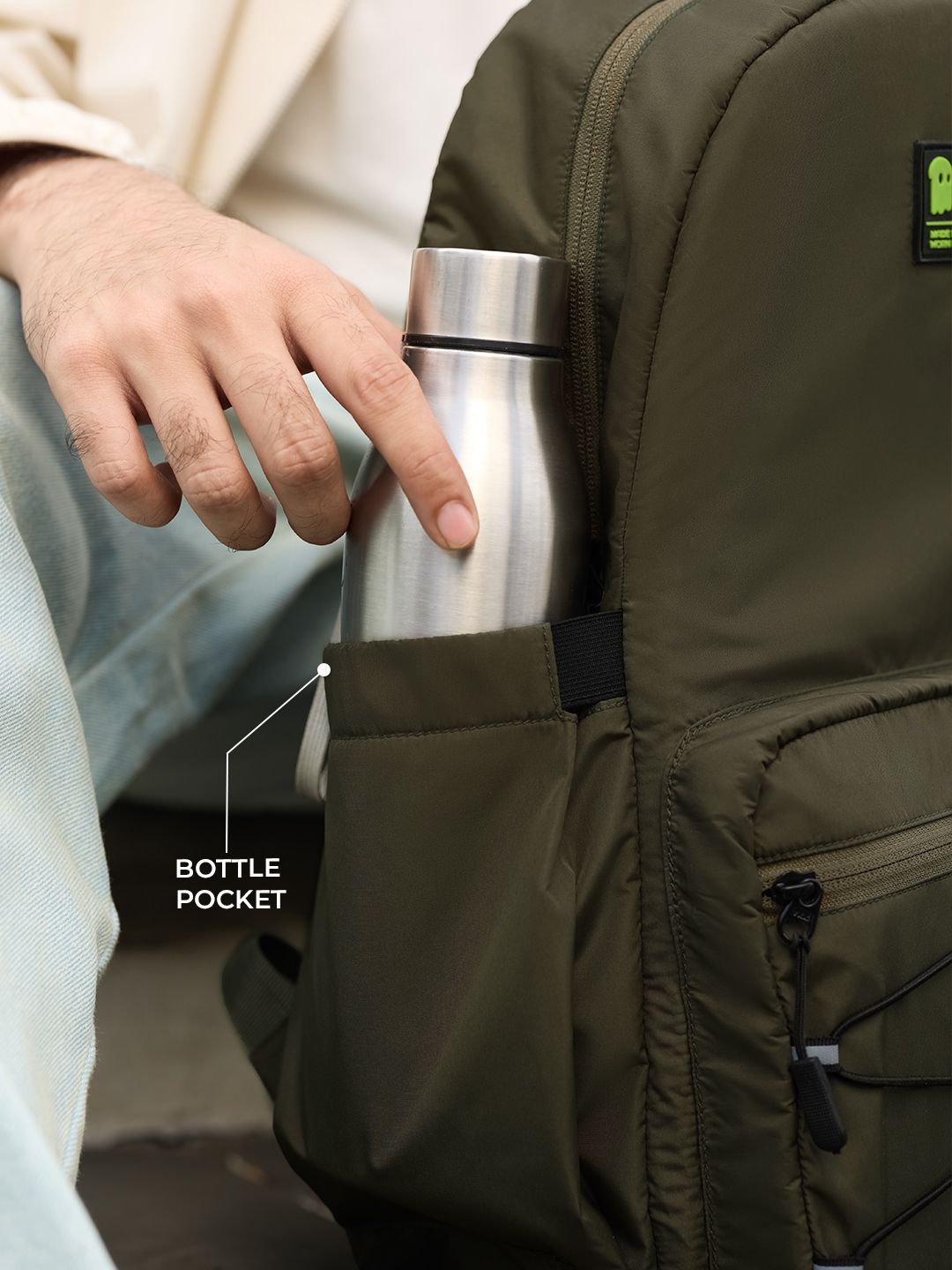 Utility Backpack: Army Green Backpacks