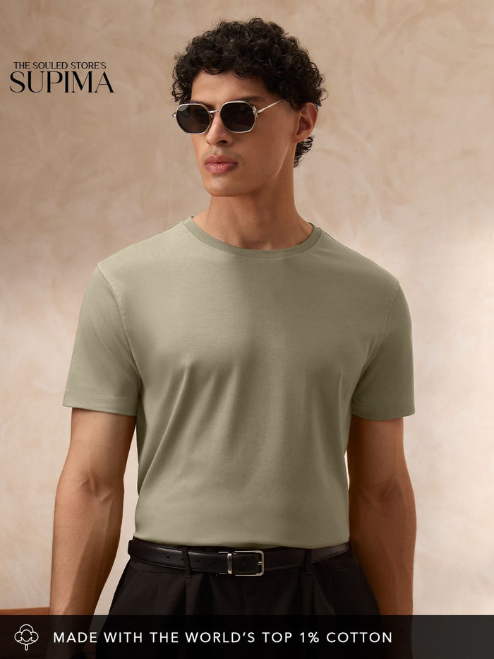 Supima: Dune Biege Supima T-Shirts