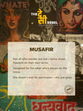Desi Rebel: Musafir Women Oversized T-Shirts