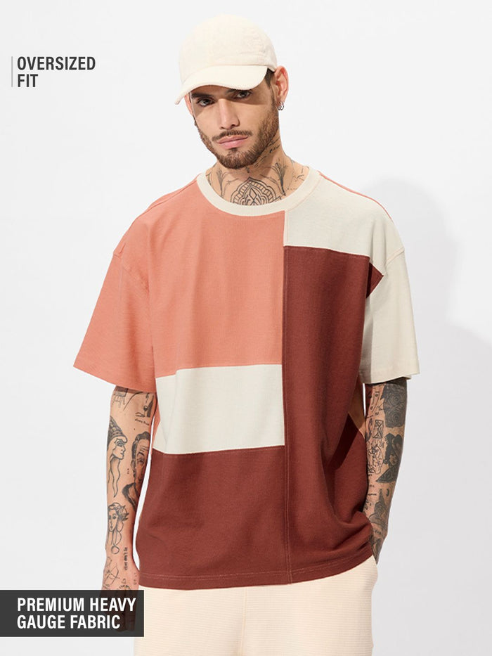 Colourblock: Canyon Hues Oversized T-Shirts