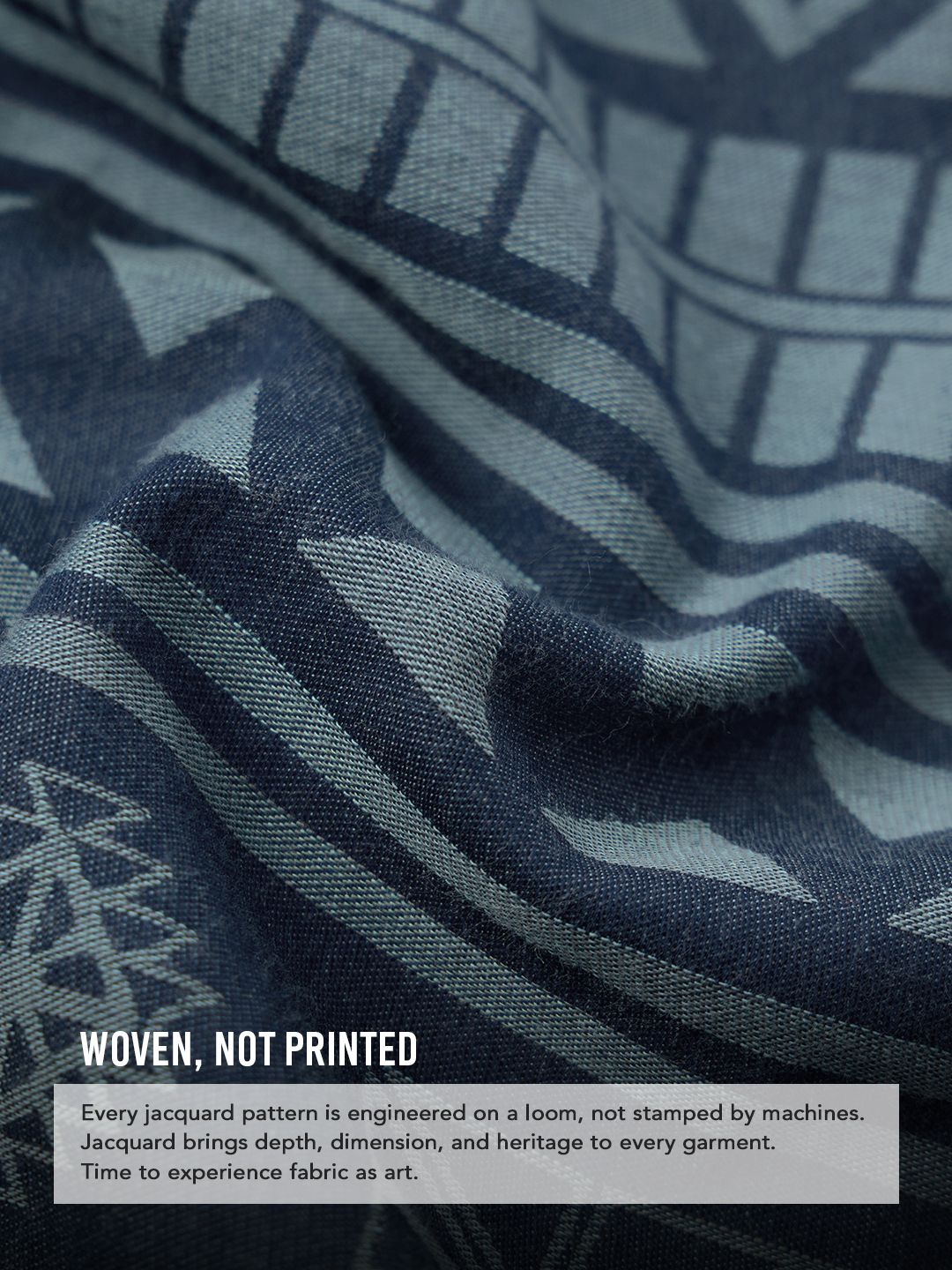 Jacquard: Aztec Drift Oversized Shirts