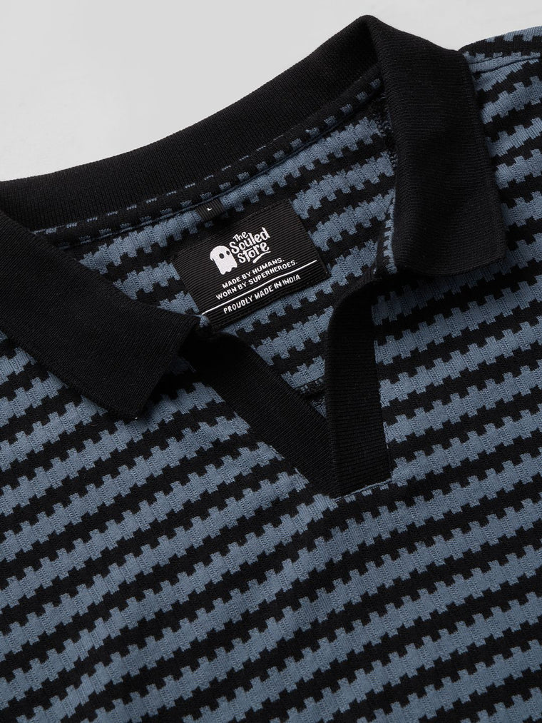 Jacquard Polo: Twilight Oversized Polos