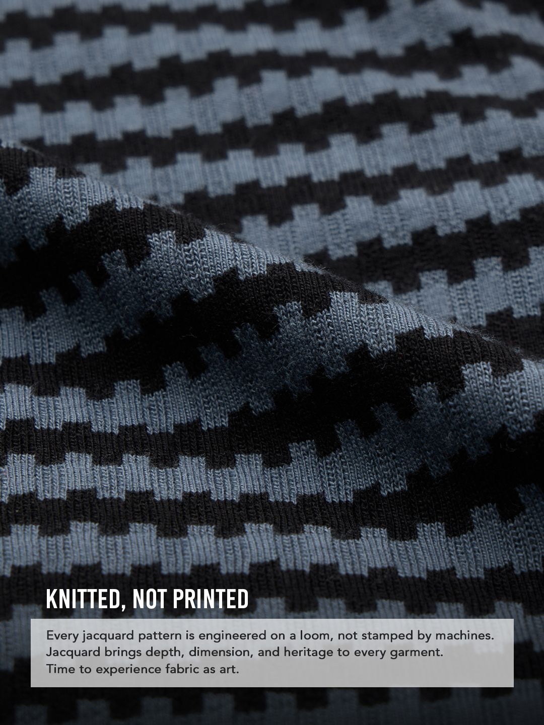 Jacquard Polo: Twilight Oversized Polos