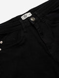 Solids: Black (Straight Fit) Men Straight Fit Jeans
