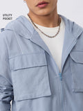 Cotton Linen Hoodie: Cloudy Overshirts