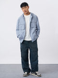 Cotton Linen Hoodie: Cloudy Overshirts