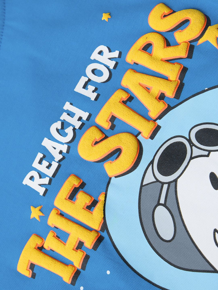 Peanuts: The Stars Boys Cotton T-Shirts (2-8 Yrs)