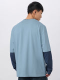 Layered T-shirt: The Blues Oversized Full Sleeve T-Shirts