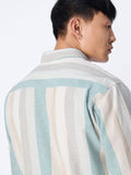 Cotton Linen Stripes: Seabound Cotton Linen Shirts