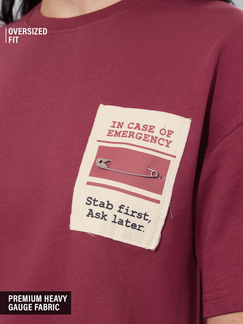 TSS Originals: Emergency Kit Women Oversized T-Shirts