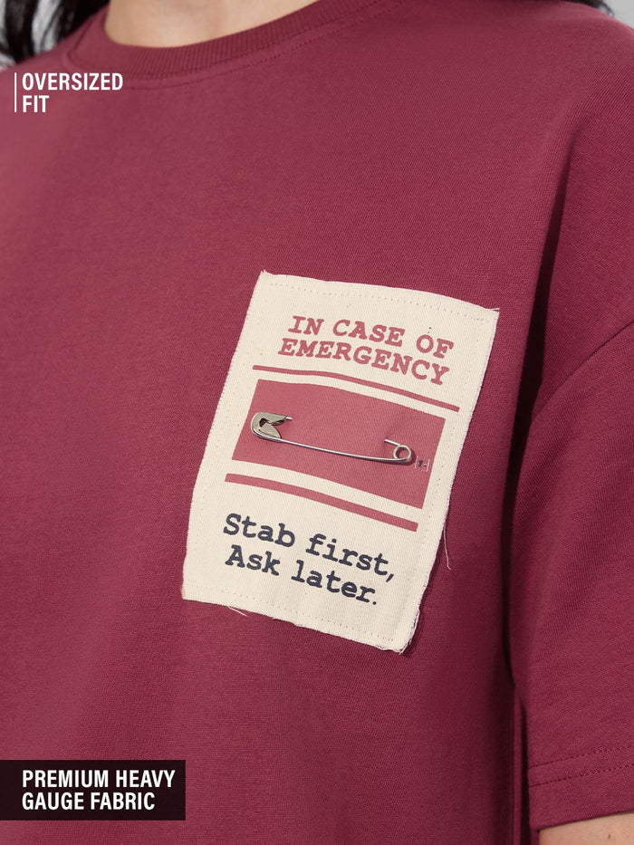 TSS Originals: Emergency Kit Women Oversized T-Shirts