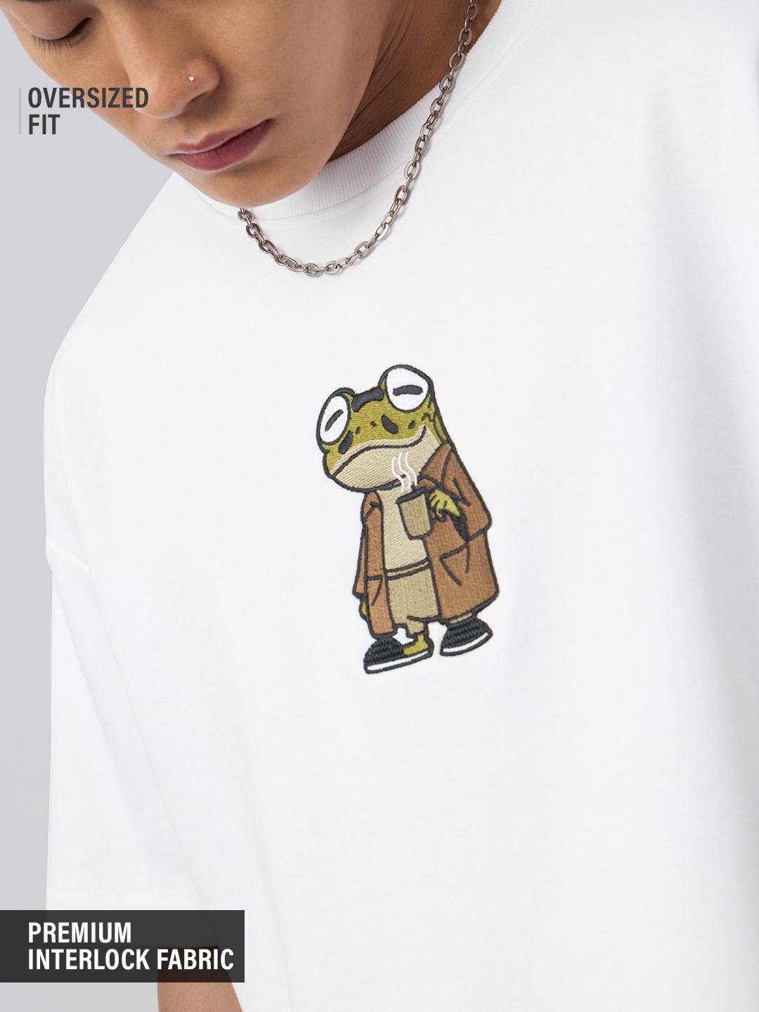 Oversized T-Shirt: Chill Frog Oversized T-Shirts
