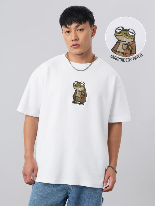 Oversized T-Shirt: Chill Frog Oversized T-Shirts