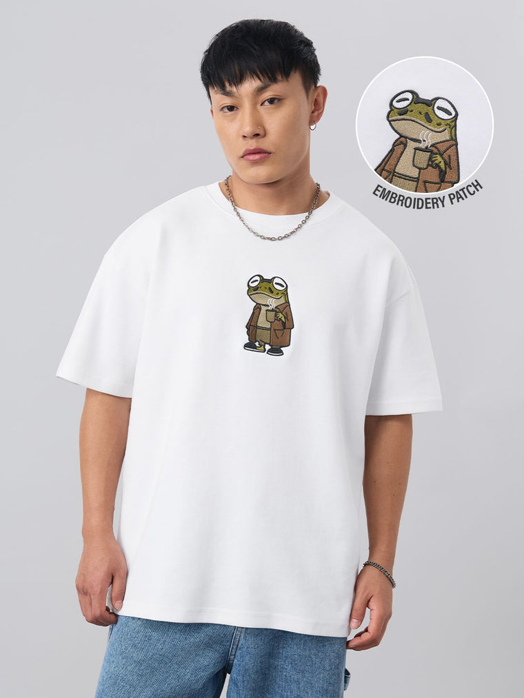 Oversized T-Shirt: Chill Frog Oversized T-Shirts