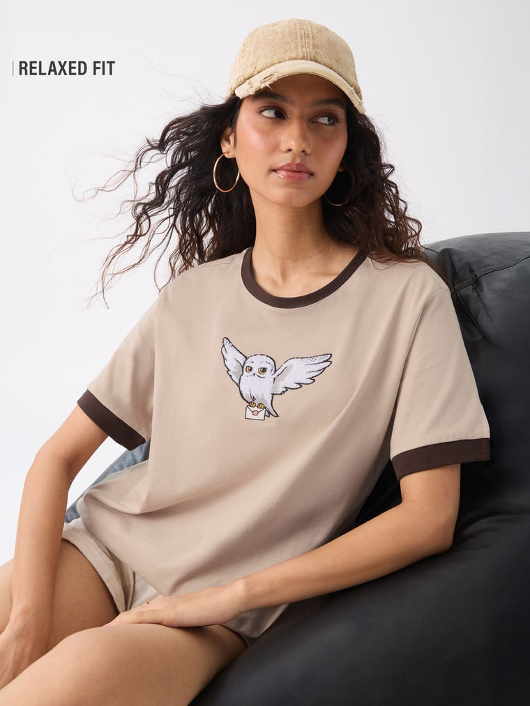 Harry Potter: Hedwig Women Relaxed T-Shirts