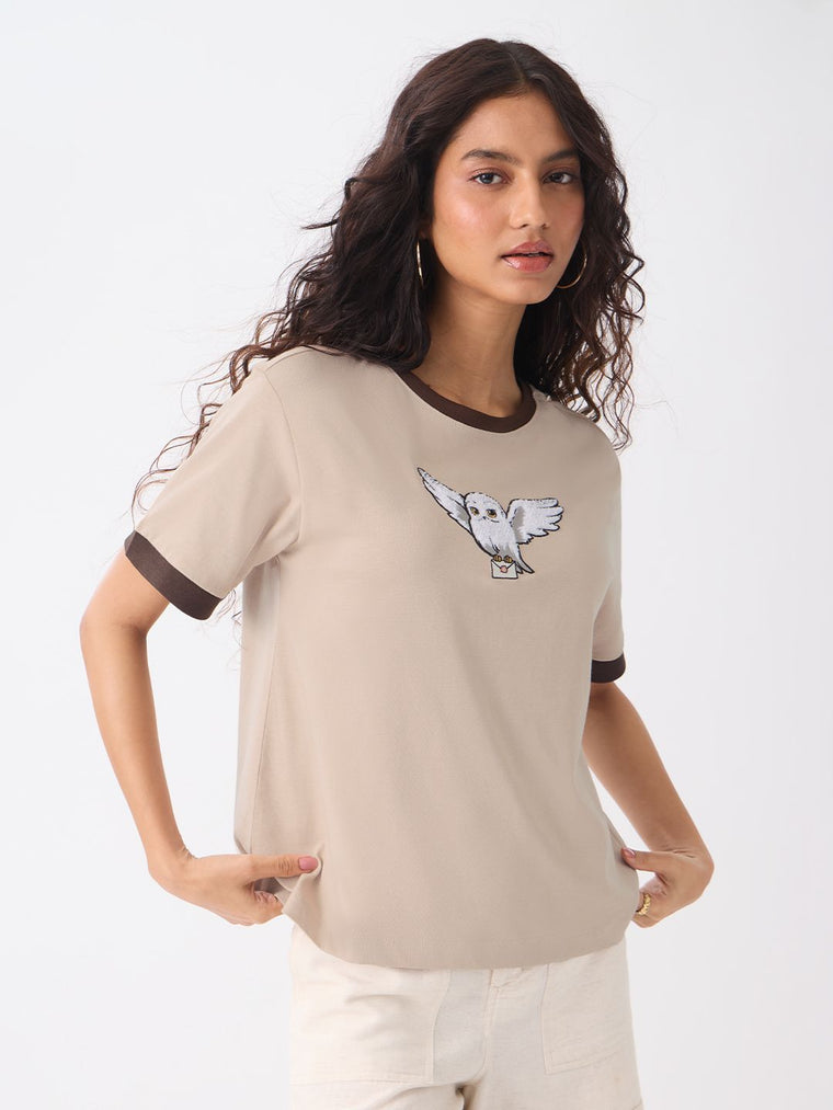 Harry Potter: Hedwig Women Relaxed T-Shirts