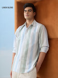 Cotton Linen Stripes: Seaside Cotton Linen Shirts