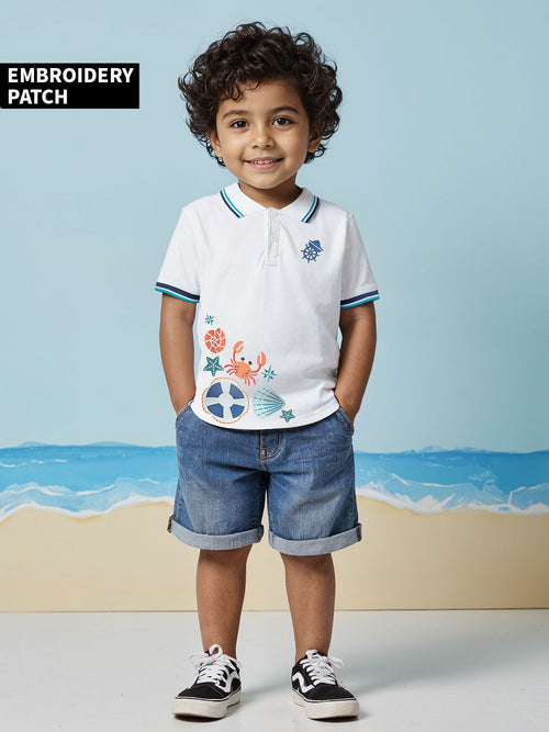 Polo T-Shirt: Aloha Boys Cotton Polo T-Shirts (2-8 Yrs)