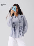 Popeye: Happy Olive Women Relaxed Shirts