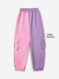 TSS Originals: Lavender Rose Girls Cotton Joggers (2-8 Yrs)