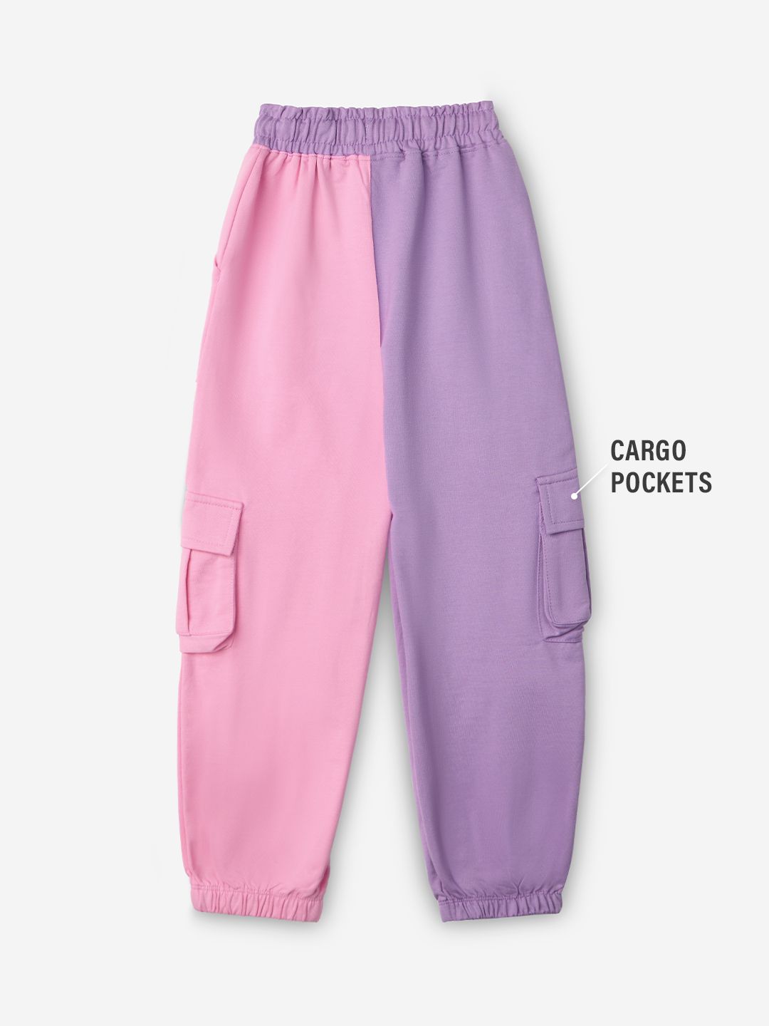 TSS Originals: Lavender Rose Girls Cotton Joggers (2-8 Yrs)