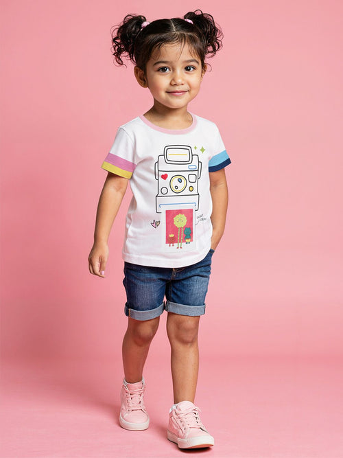 TSS Originals: Giggly Goblins Girls Cotton T-Shirts (2-8 Yrs)
