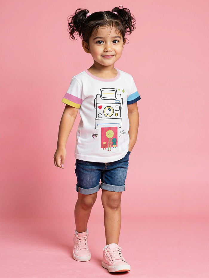 TSS Originals: Giggly Goblins Girls Cotton T-Shirts (2-8 Yrs)