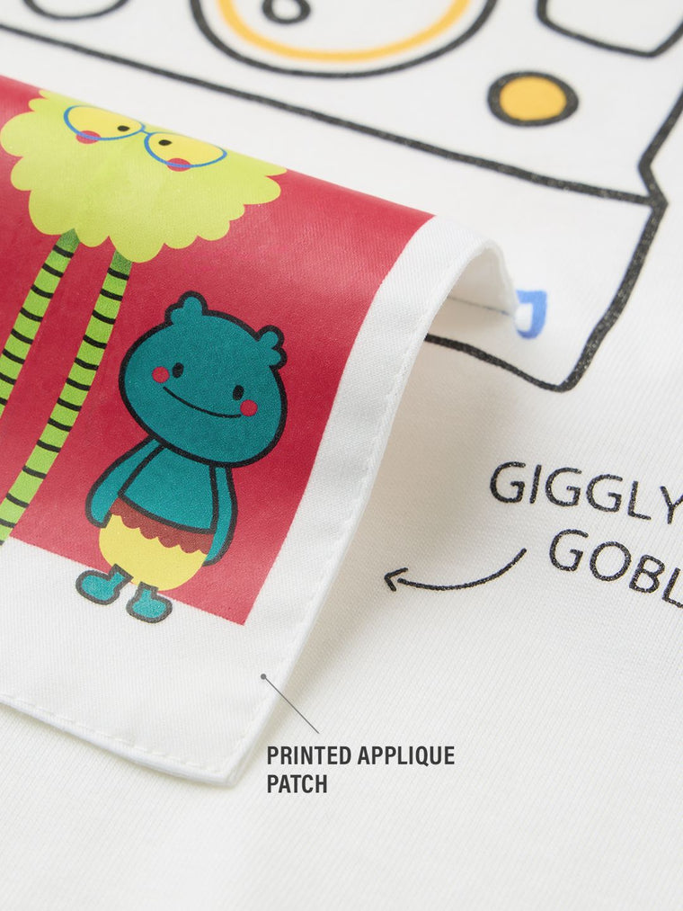 TSS Originals: Giggly Goblins Girls Cotton T-Shirts (2-8 Yrs)