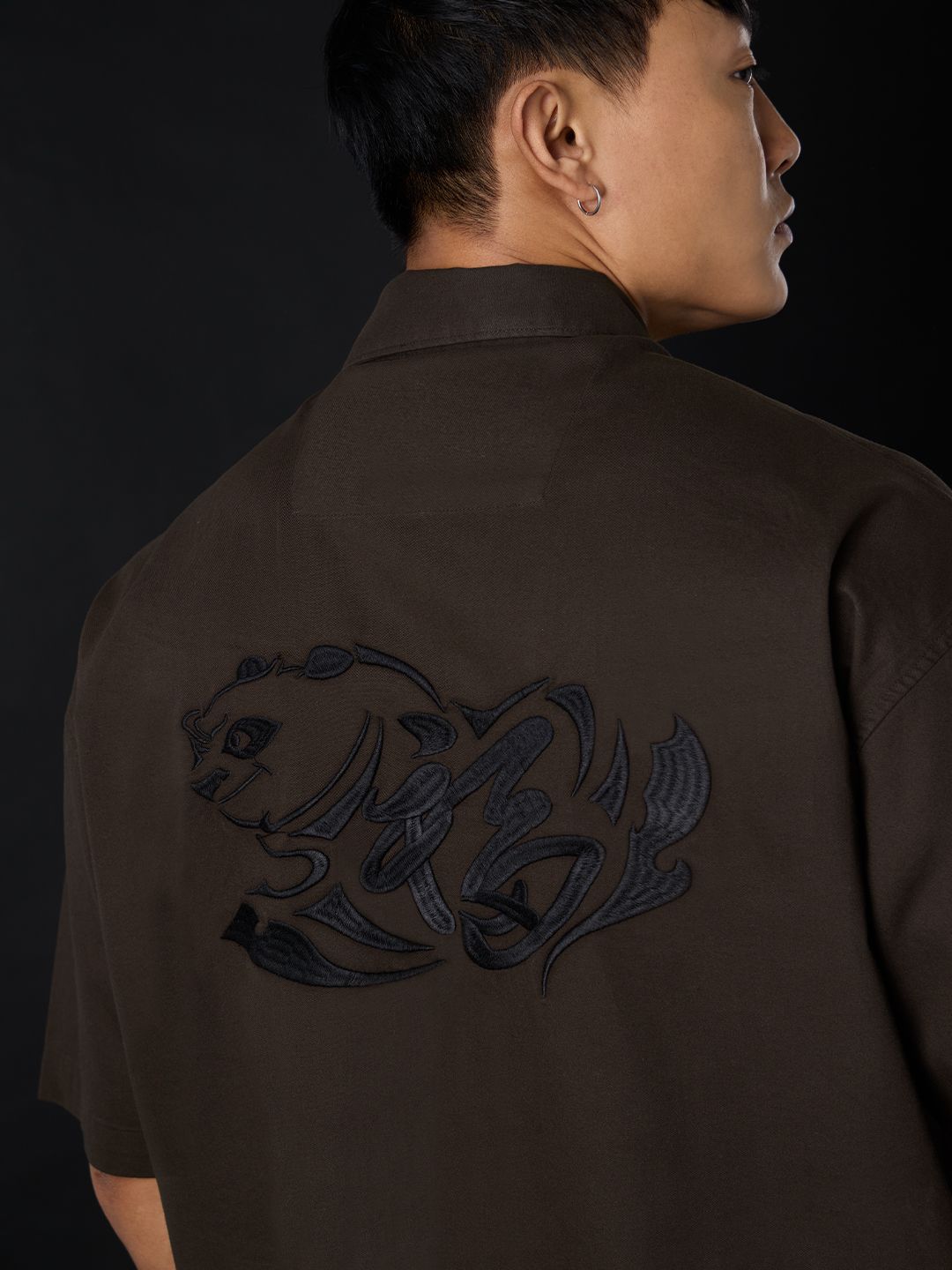 Zipper Shirt: Kung Fu panda Oversized Shirts