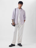 Cotton Linen Stripes: Moonlit Cotton Linen Shirts