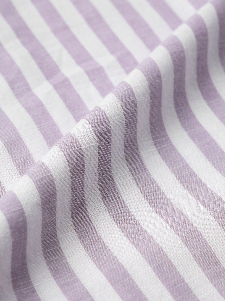 Cotton Linen Stripes: Moonlit Cotton Linen Shirts